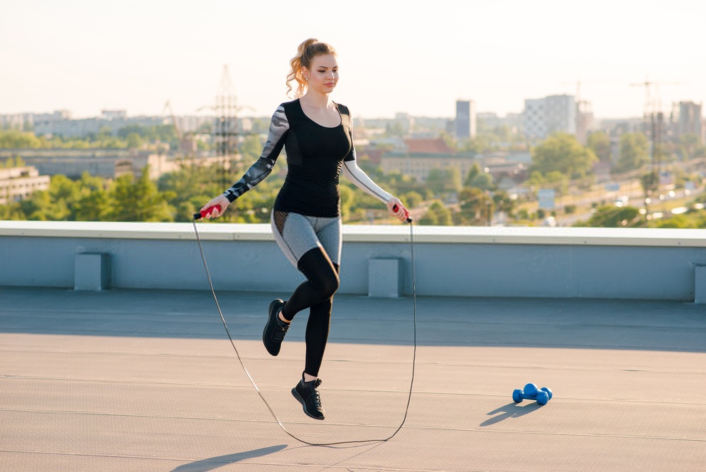 Nhảy dây một chân giúp bạn cải thiện khả năng cân bằng